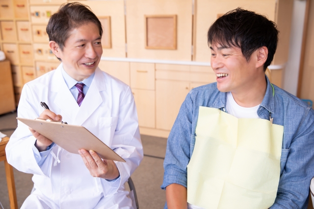 歯科医師と患者様