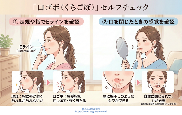 「口ゴボ」セルフチェック