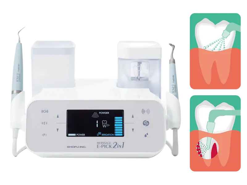 超音波スケーラー＆パウダーデバイス