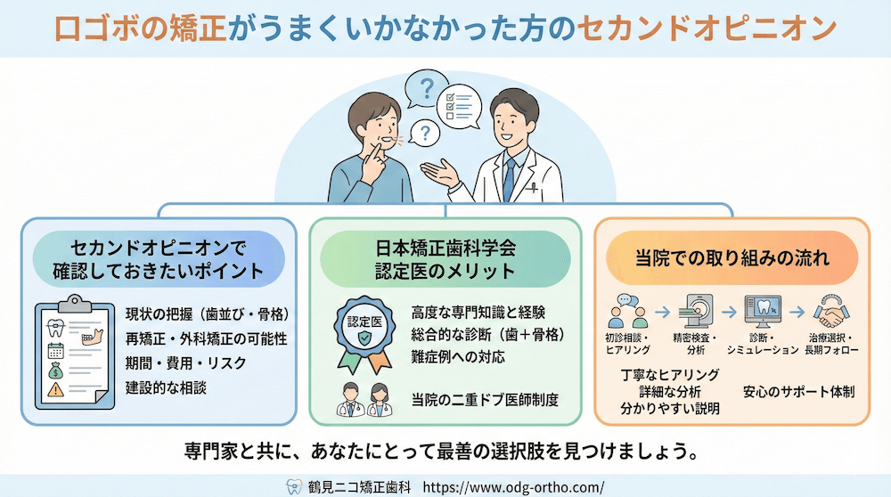口ゴボの矯正がうまくいかなかった方のセカンドオピニオン