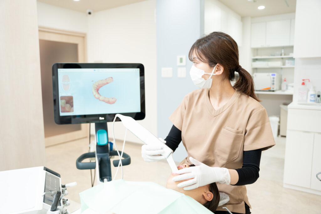 iTero(アイテロ)スキャン実施写真