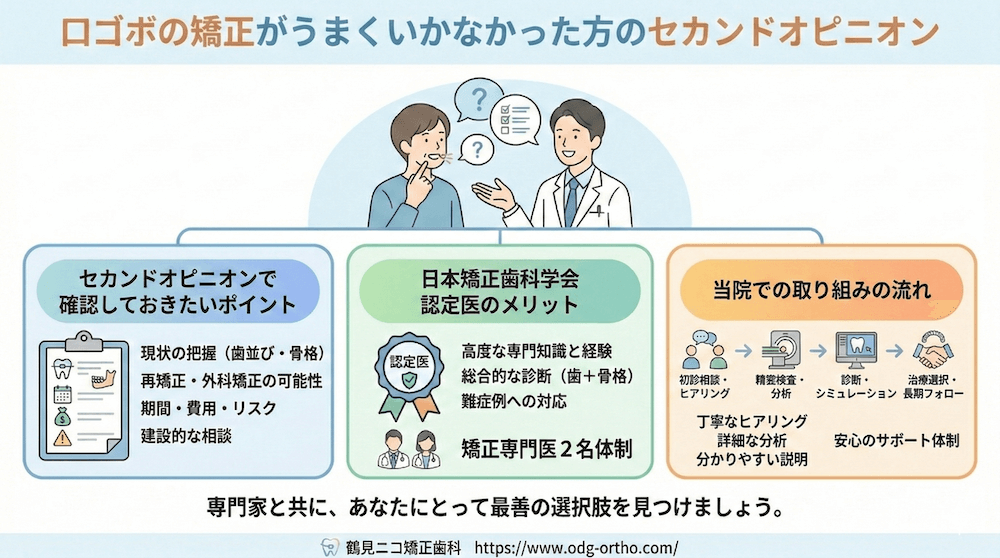 口ゴボの矯正がうまくいかなかった方のセカンドオピニオン