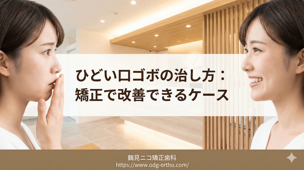 ひどい口ゴボの治し方：矯正で改善できるケース