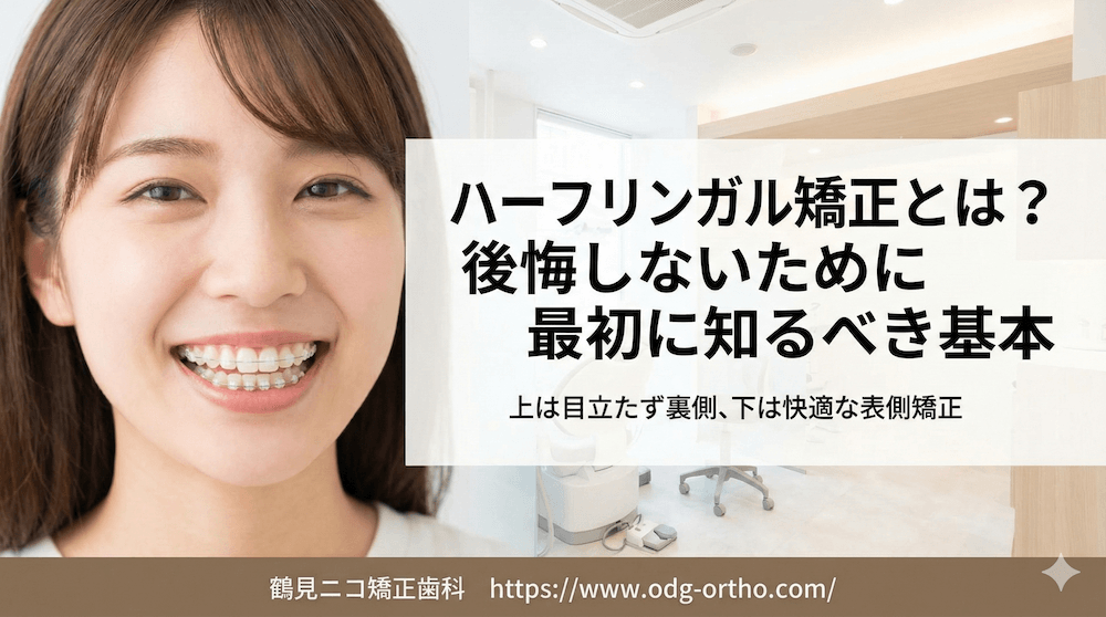 ハーフリンガル矯正とは?後悔しないために最初に知るべき基本