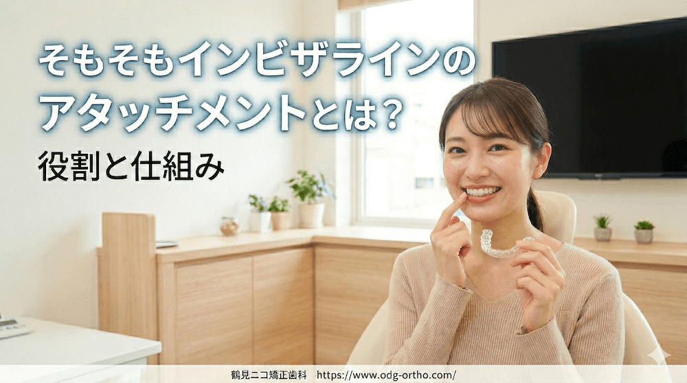 そもそもインビザラインのアタッチメントとは？役割と仕組み