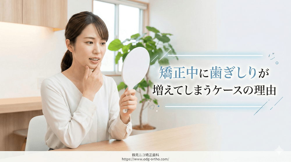 矯正中に歯ぎしりが増えてしまうケースの理由
