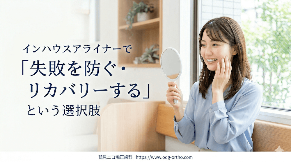 インハウスアライナーで「失敗を防ぐ・リカバリーする」という選択肢